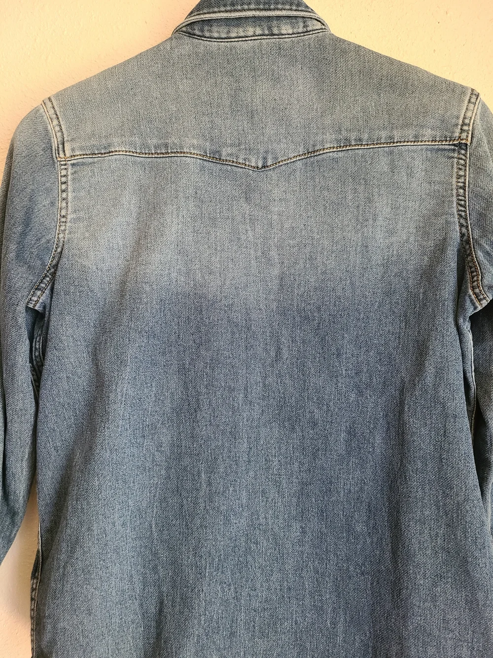 GAP Light Blue Denim Button-Down Shirt